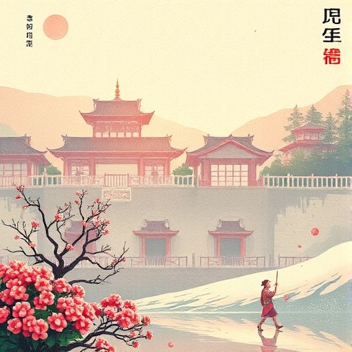 小朋友坐在画板前描绘向日葵