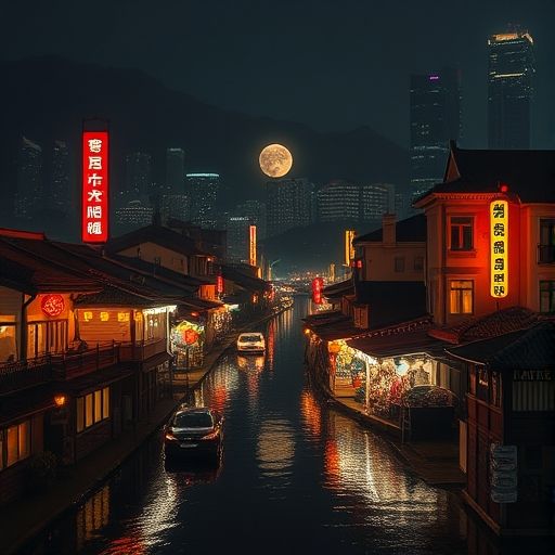 热气腾腾的串串香摊位