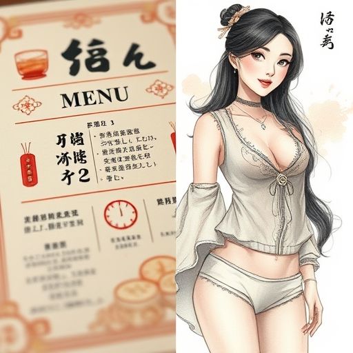 精致茶室菜单展示