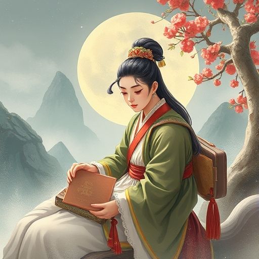 茶艺师优雅的泡茶过程