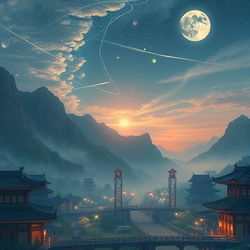 模特活跃酒会气氛的场景