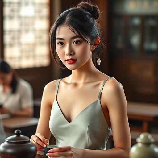 茶艺课的欢乐瞬间