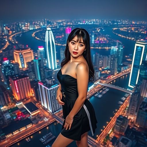 广州夜景全景展示