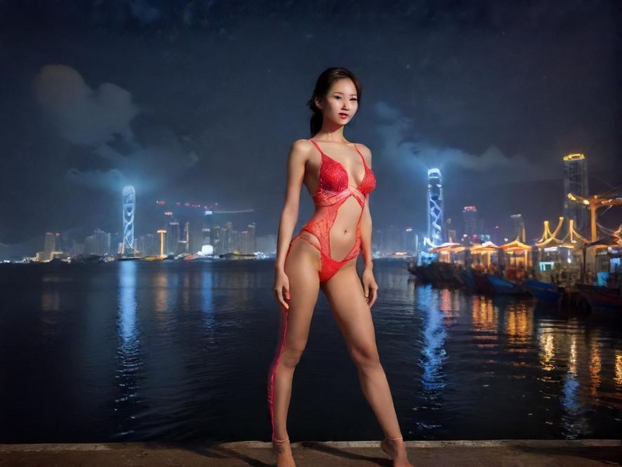 珠海湾仔夜景