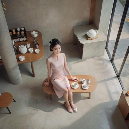 温馨的深圳喝茶工作室内部场景