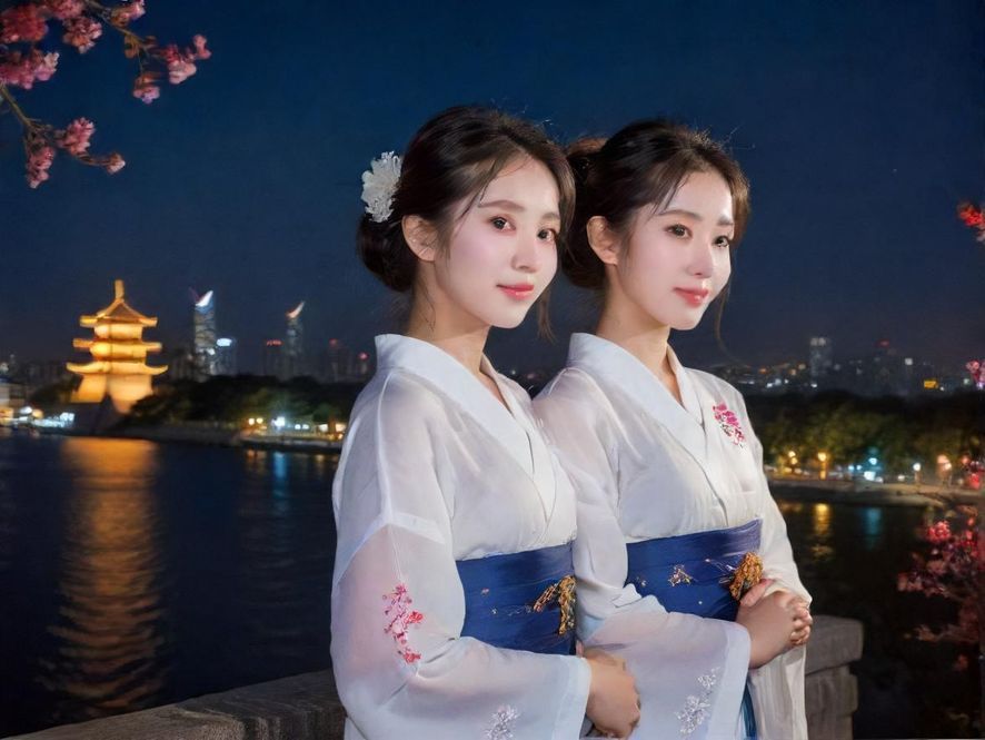广州百花丛69夜场会所入口，宏伟的建筑在璀璨的夜景中显得格外引人注目，展现都市的繁华与奢华。