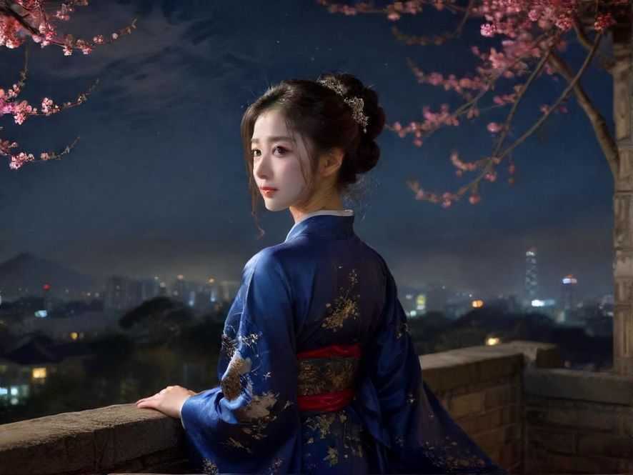 东莞繁华夜景 城市天际线 霓虹灯光 商业区