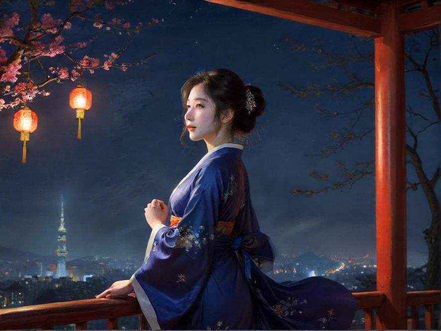 夜幕下霓虹闪烁的高端会所入口，充满神秘与奢华感，引人入胜。