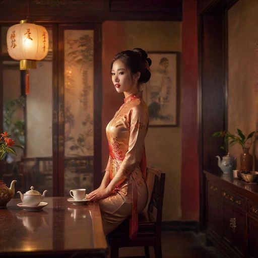 东莞高端茶会所古典茶室氛围