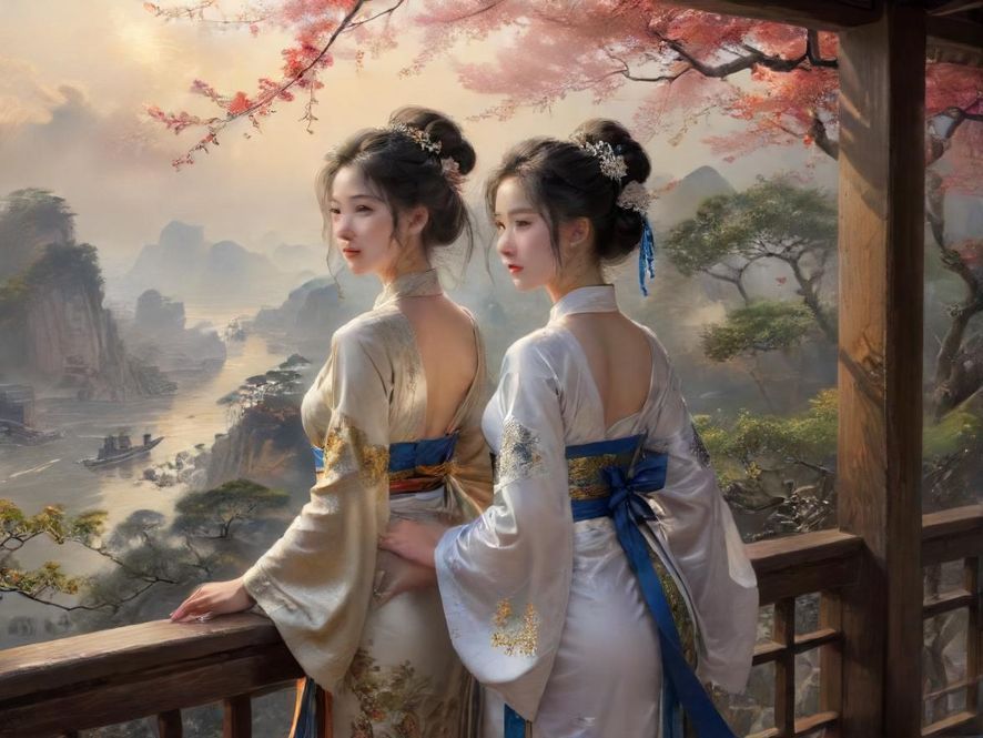 手机屏幕上显示着模糊的聊天界面
