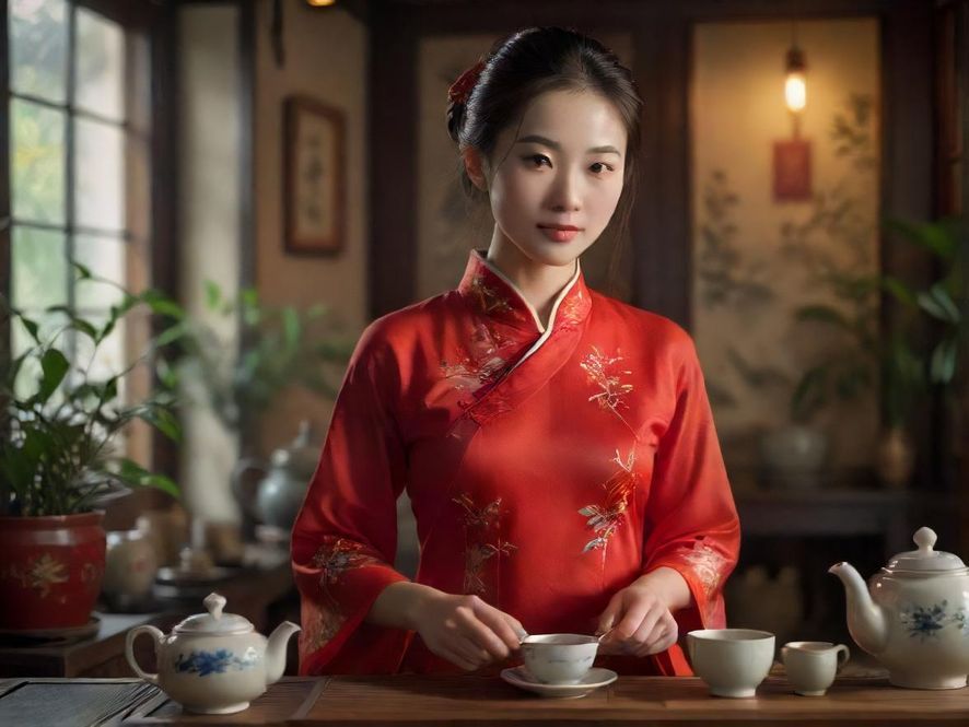 深圳龙岗喝茶工作室茶艺师服务场景