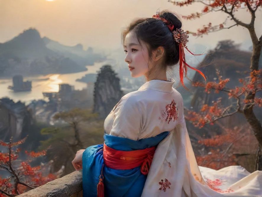 私密空间中的成熟女性