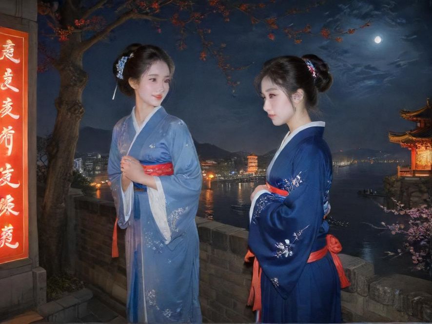 上海都市夜景