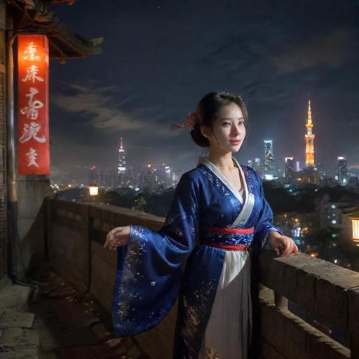 广州夜场会所夜景风光