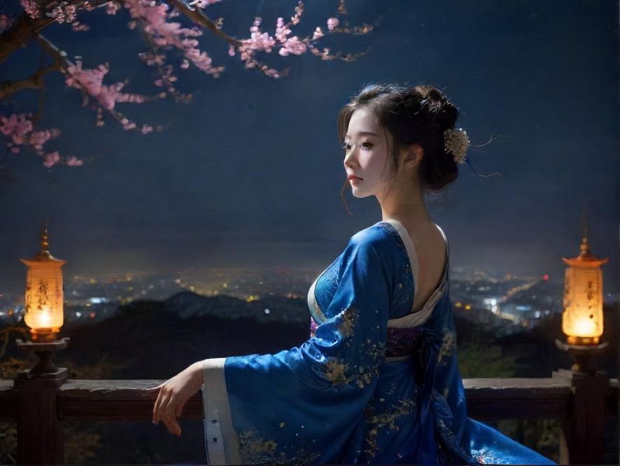 广州夜色街景