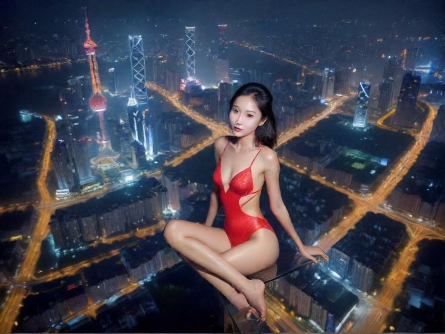 广州夜景下的特色休闲场所