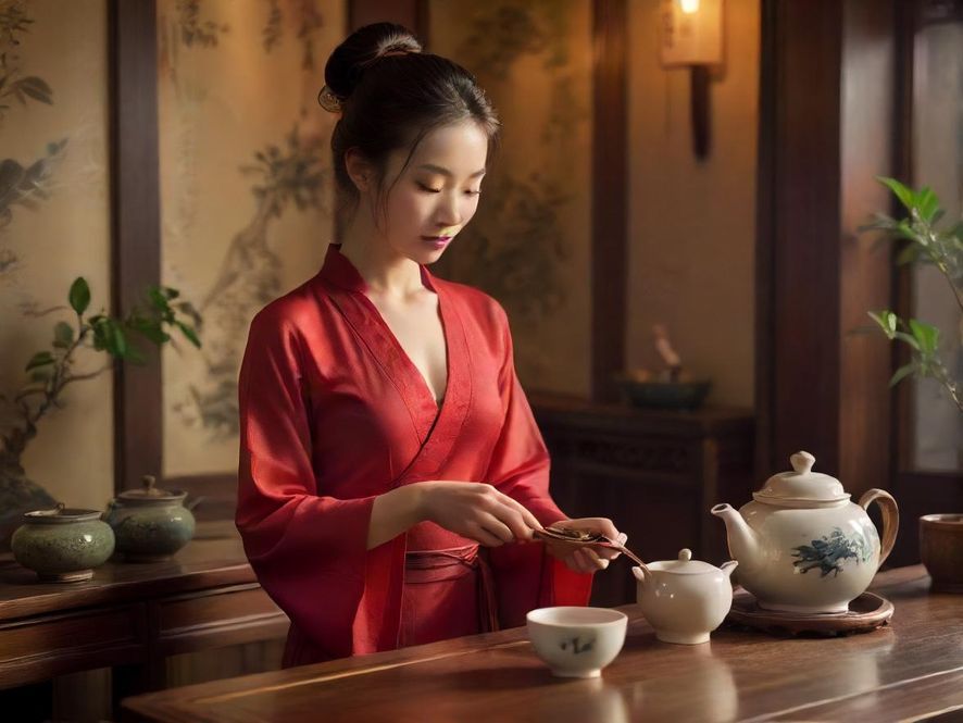 茶艺师专业泡茶场景