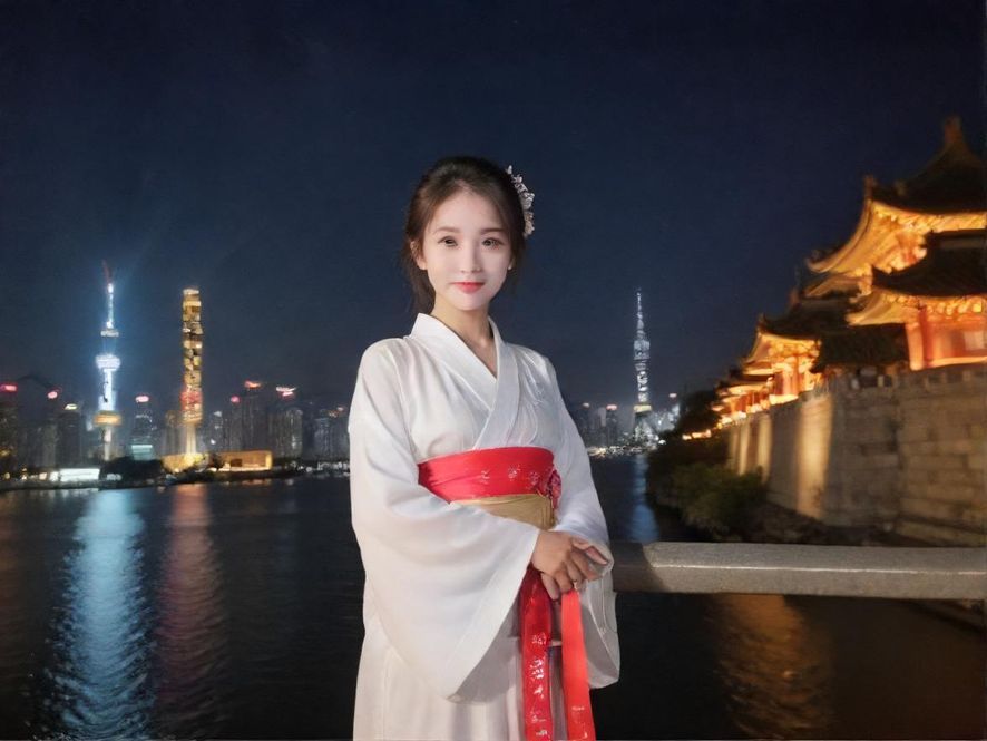 深圳某神秘会所入口，光影交错，充满未知感