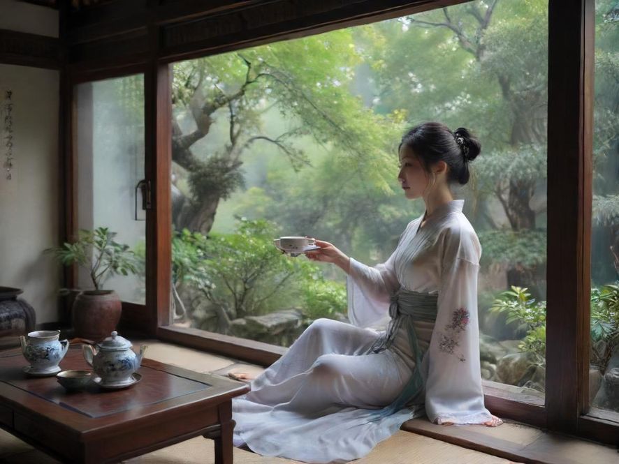 广州茶社内部环境展示