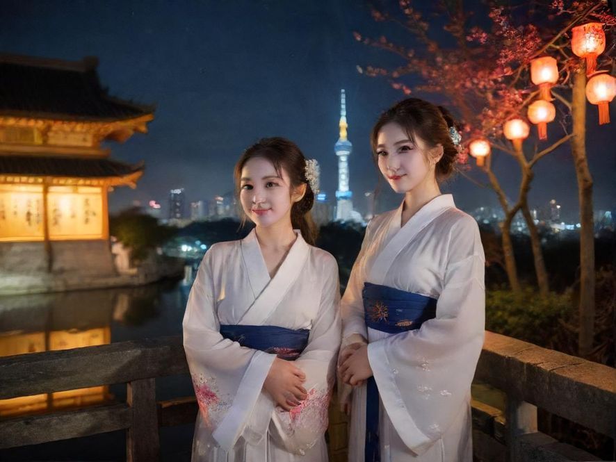 广州璀璨的夜景