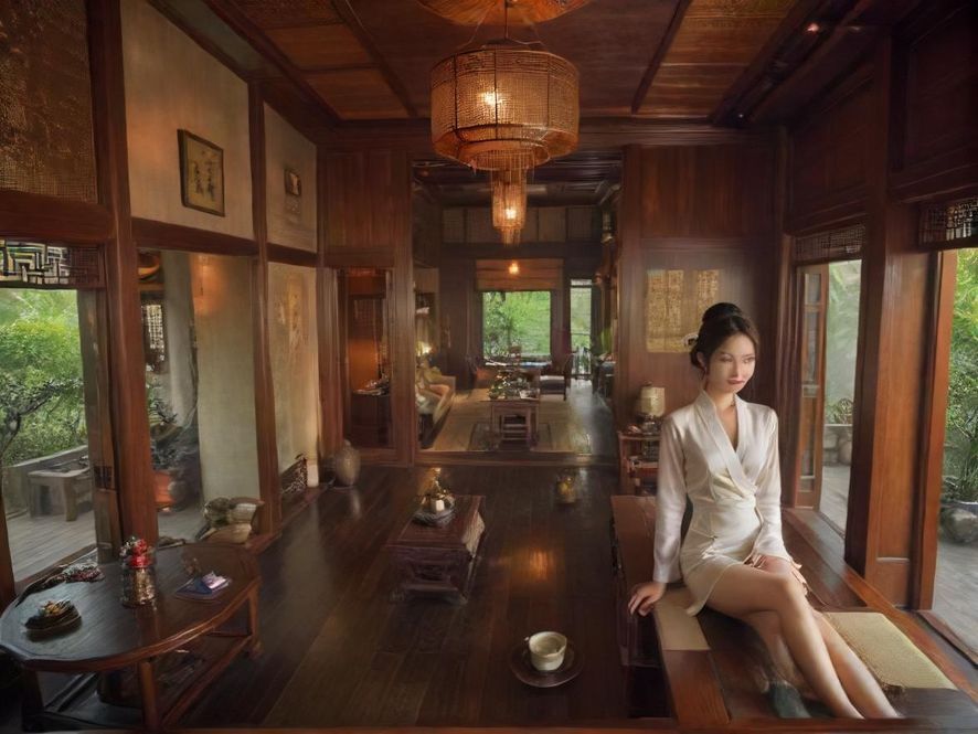 广佛高端茶社环境展示