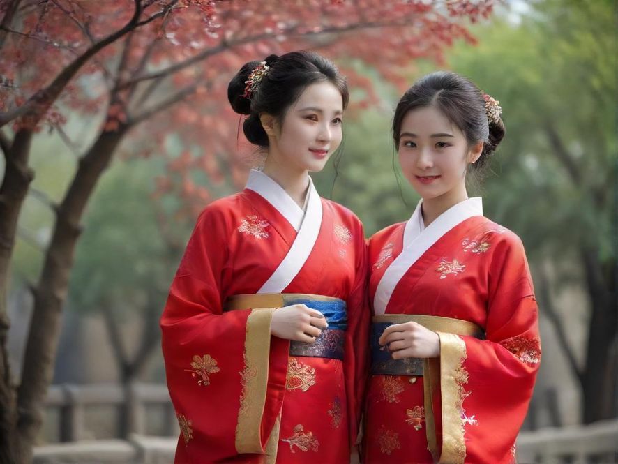 两位年轻女性在高级会所包间内