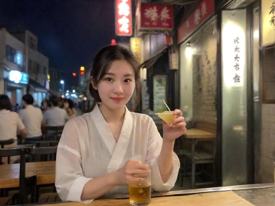 广州夜场茶女交流温馨场景