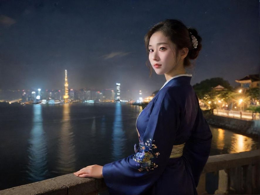 上海夜场会所夜景外观