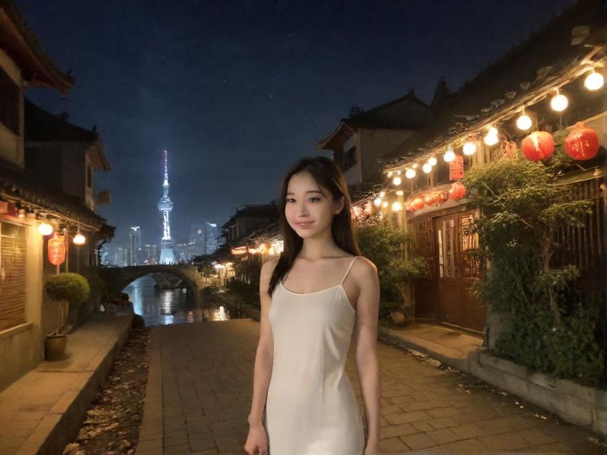 夜场会所豪华大厅夜景