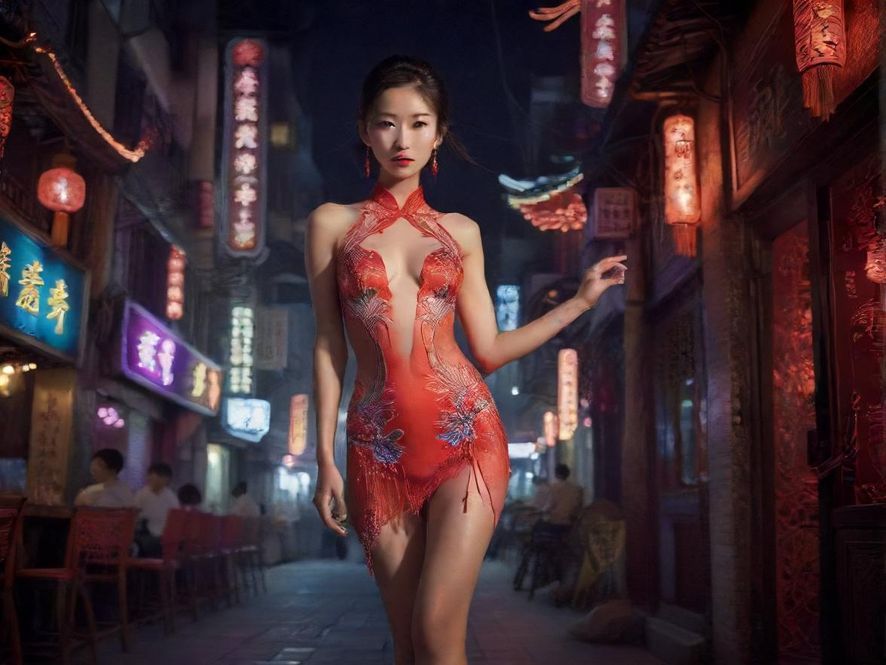 罗湖夜场会所外观夜景展示
