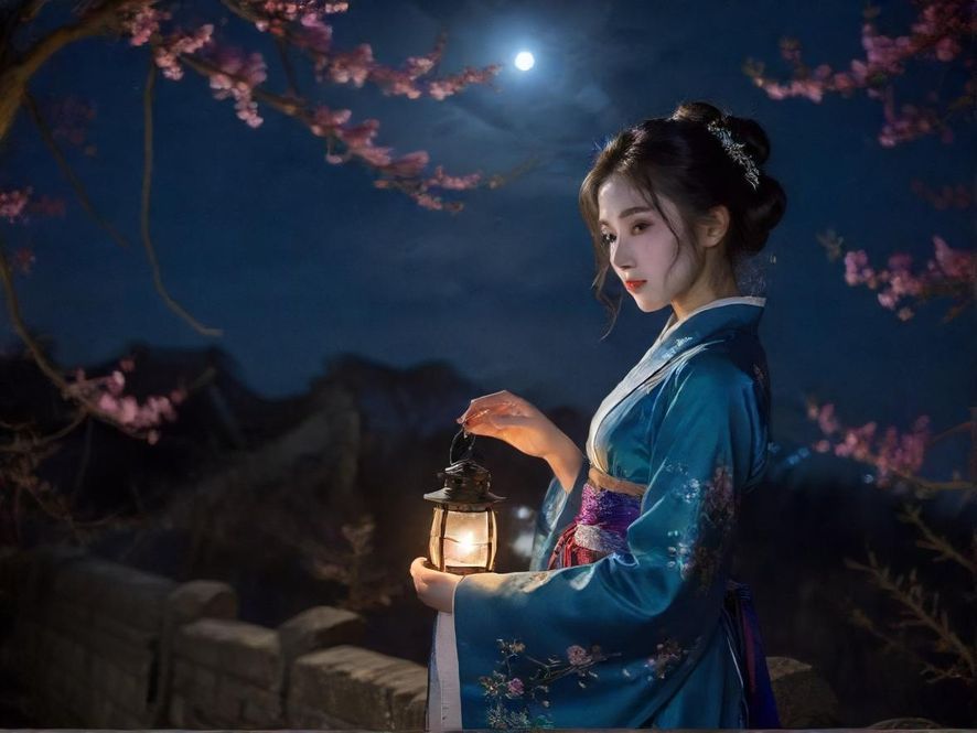 深圳夜场夜景繁华场景