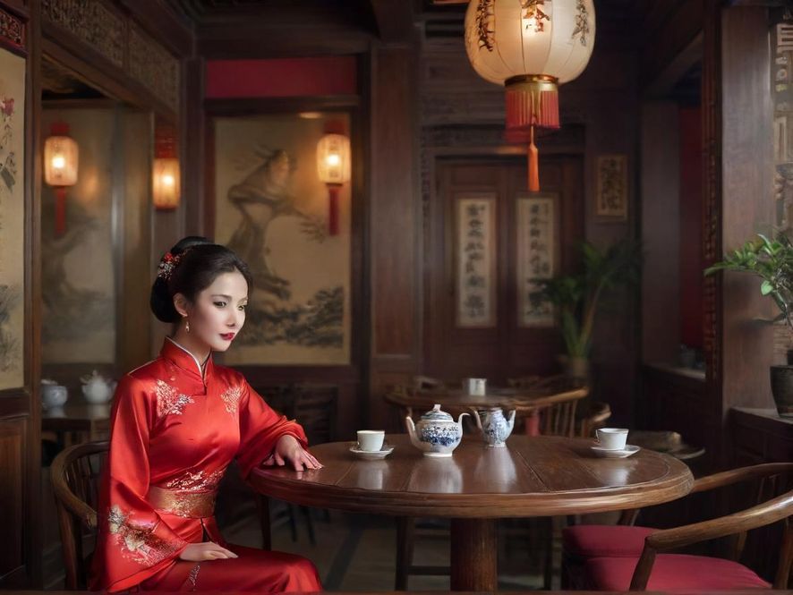 深圳高端茶艺工作室内环境优雅静谧