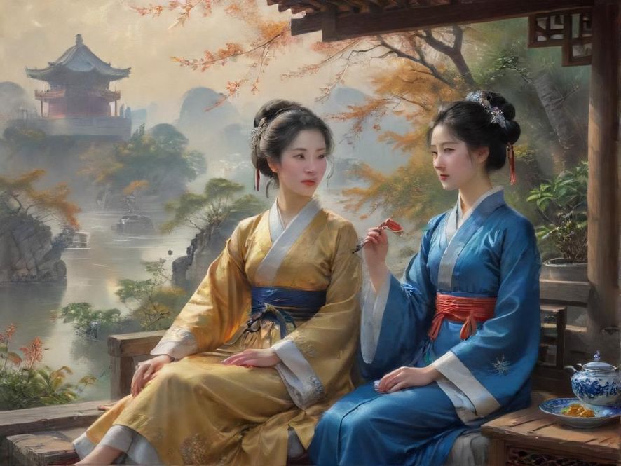 一处静谧的广州私密茶馆全景