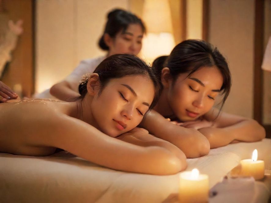 按摩师专业手法展示