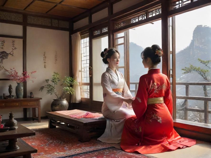 一间设计现代、光线柔和的豪华私人工作室室内全景