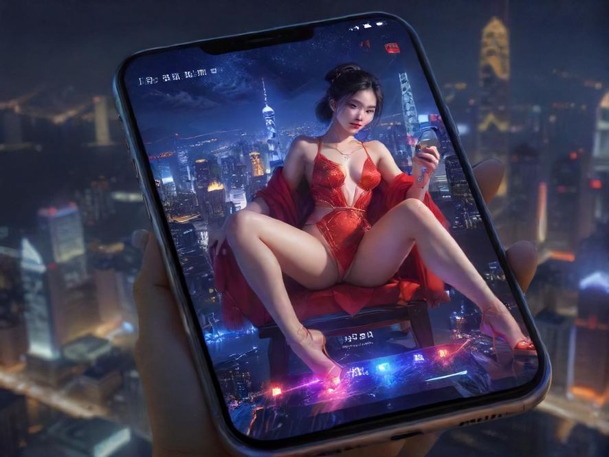 手机屏幕上的广州休闲娱乐信息