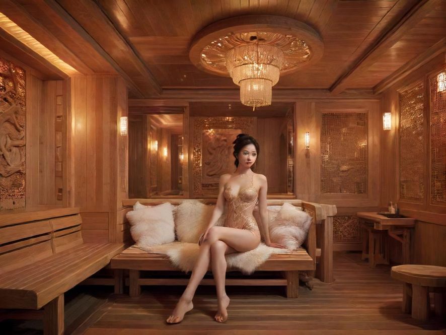 白云区桑拿会所内部豪华装修