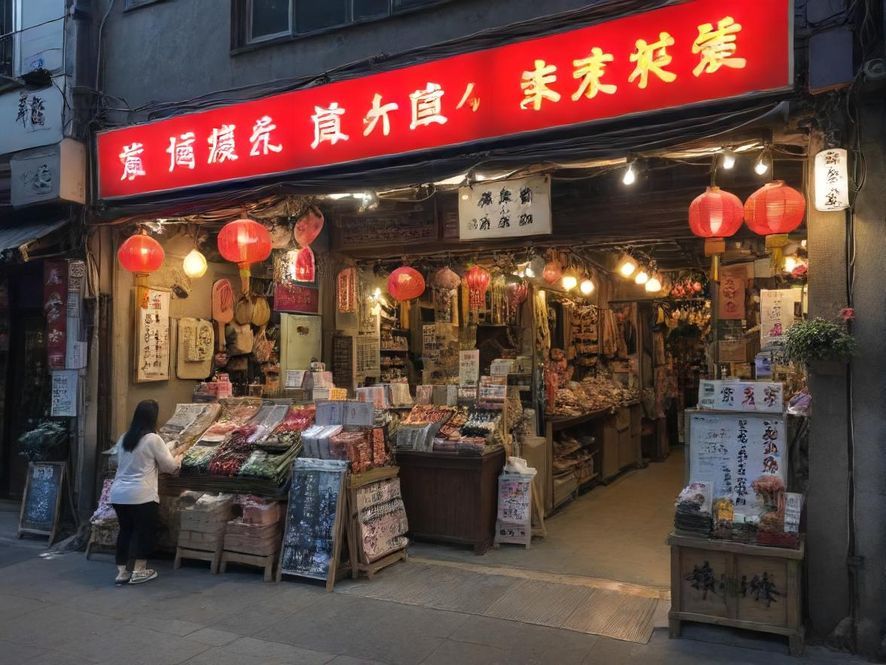 佛山女孩在老街探店