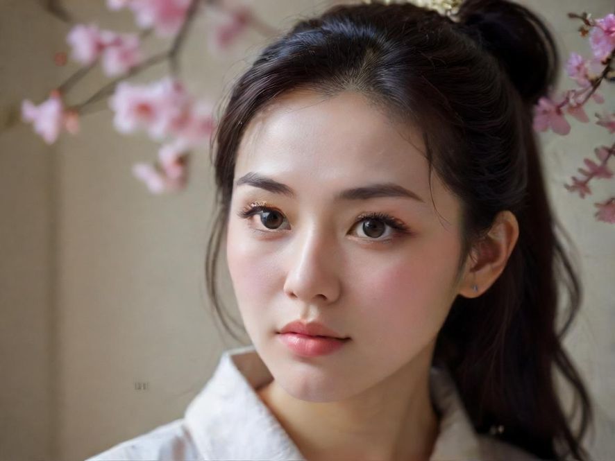 一位年轻女性在咖啡馆里翻阅手机,神情若有所思,背景是温馨的咖啡馆环境。